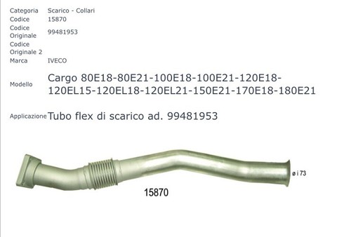 Tubo marmitta adatta iveco - adatta,